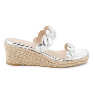 Stuart Weitzman Twist Espadrille
Wedge Sandal Size 8.5